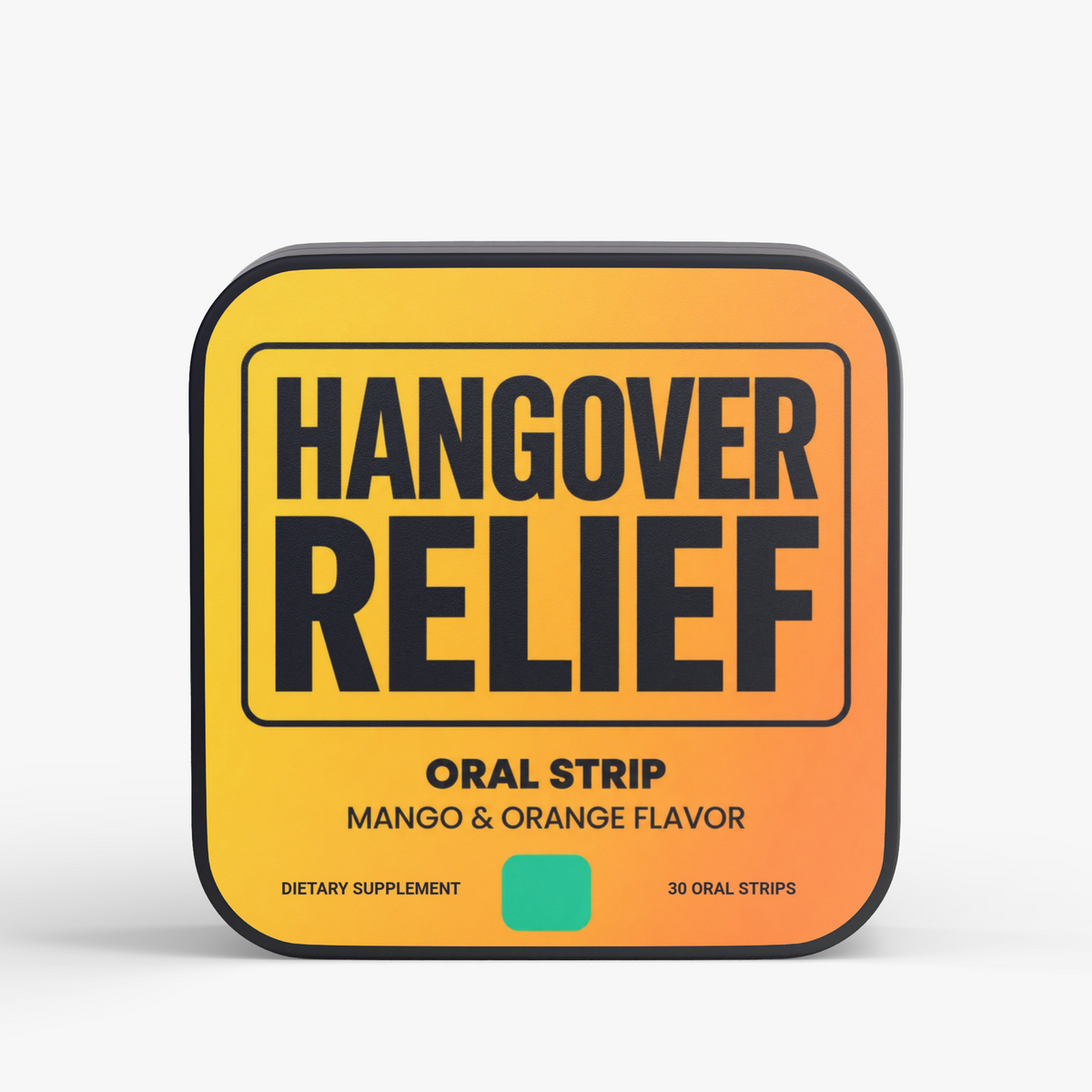 Hangover Relief oral strips, mango & orange flavor, 30 strips
